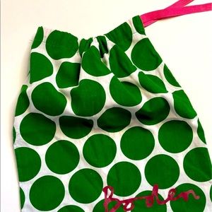 Boden big dot dust bag